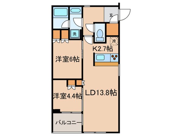 ガーデニエール砧ＷＥＳＴの物件間取画像